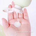 High Quality 250ml 300ml Empty PET Bottle Green Color Frosted Surface squeeze Shampoo Bottle With Flip Top Cap